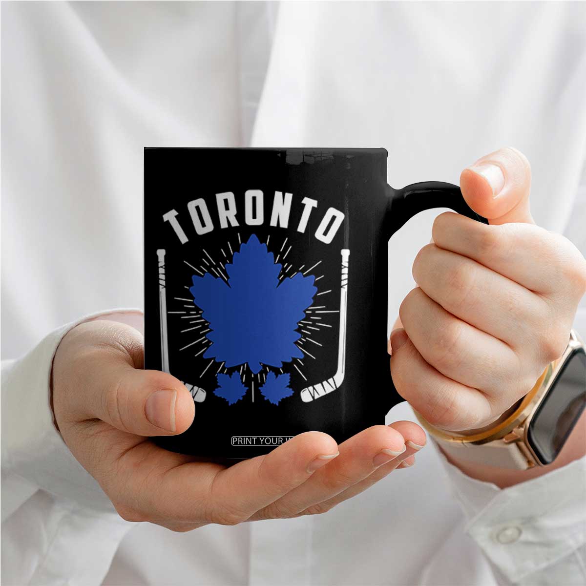 Toronto Ice Hockey Lover Coffee Mug Vintage Canada Gift TS12 Print Your Wear