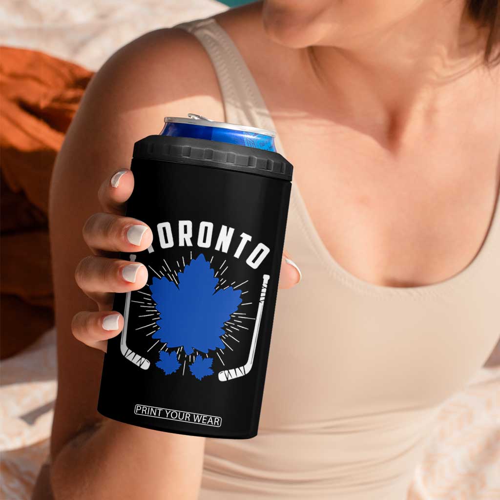 Toronto Ice Hockey Lover 4 in 1 Can Cooler Tumbler Vintage Canada Gift TS12 Print Your Wear