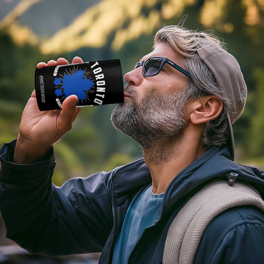 Toronto Ice Hockey Lover 4 in 1 Can Cooler Tumbler Vintage Canada Gift TS12 Print Your Wear