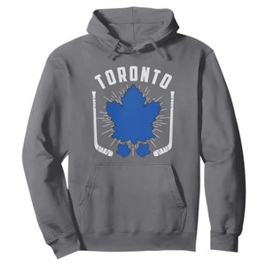 Toronto Ice Hockey Lover Hoodie Vintage Canada Gift TS12 Charcoal Print Your Wear