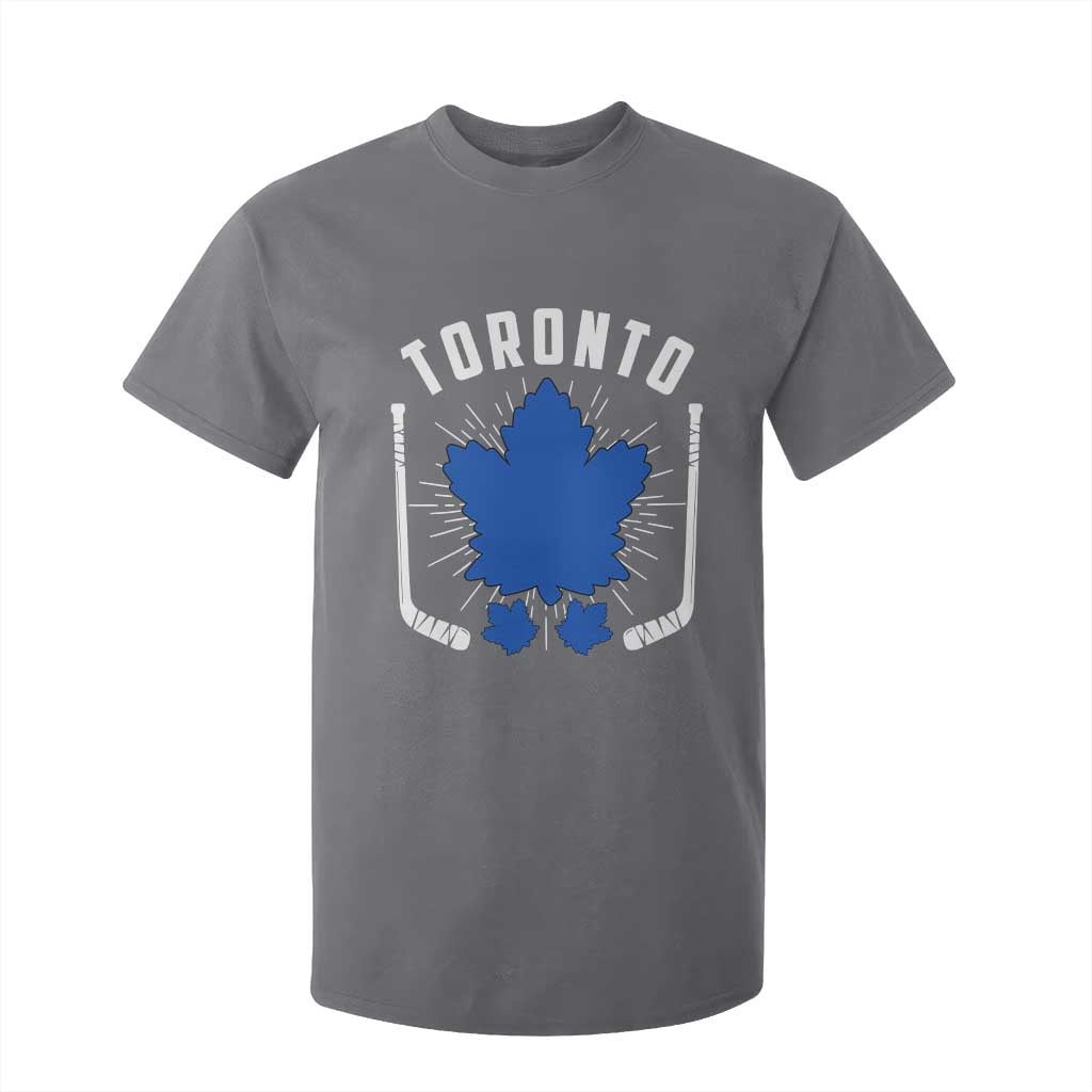 Toronto Ice Hockey Lover T Shirt For Kid Vintage Canada Gift TS12 Charcoal Print Your Wear