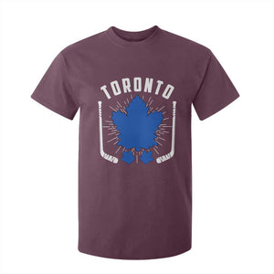 Toronto Ice Hockey Lover T Shirt For Kid Vintage Canada Gift TS12 Maroon Print Your Wear