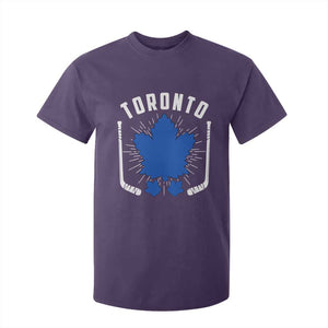 Toronto Ice Hockey Lover T Shirt For Kid Vintage Canada Gift TS12 Purple Print Your Wear