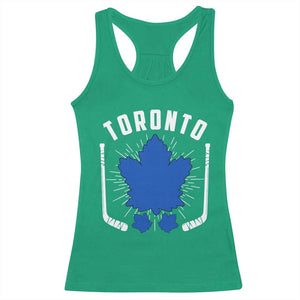 Toronto Ice Hockey Lover Racerback Tank Top Vintage Canada Gift TS12 Irish Green Print Your Wear
