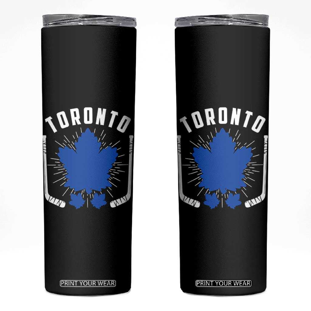 Toronto Ice Hockey Lover Skinny Tumbler Vintage Canada Gift TS12 Black Print Your Wear