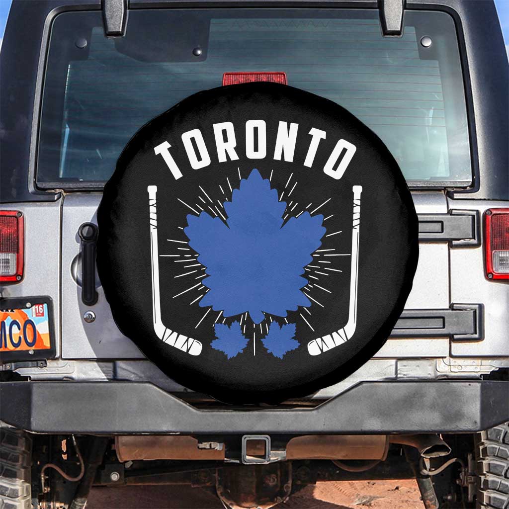 Toronto Ice Hockey Lover Spare Tire Cover Vintage Canada Gift TS12 No hole Black Print Your Wear