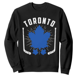 Toronto Ice Hockey Lover Sweatshirt Vintage Canada Gift TS12 Black Print Your Wear