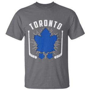 Toronto Ice Hockey Lover T Shirt Vintage Canada Gift TS12 Charcoal Print Your Wear