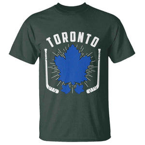Toronto Ice Hockey Lover T Shirt Vintage Canada Gift TS12 Dark Forest Green Print Your Wear