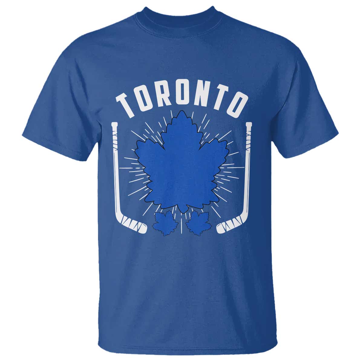 Toronto Ice Hockey Lover T Shirt Vintage Canada Gift TS12 Royal Blue Print Your Wear