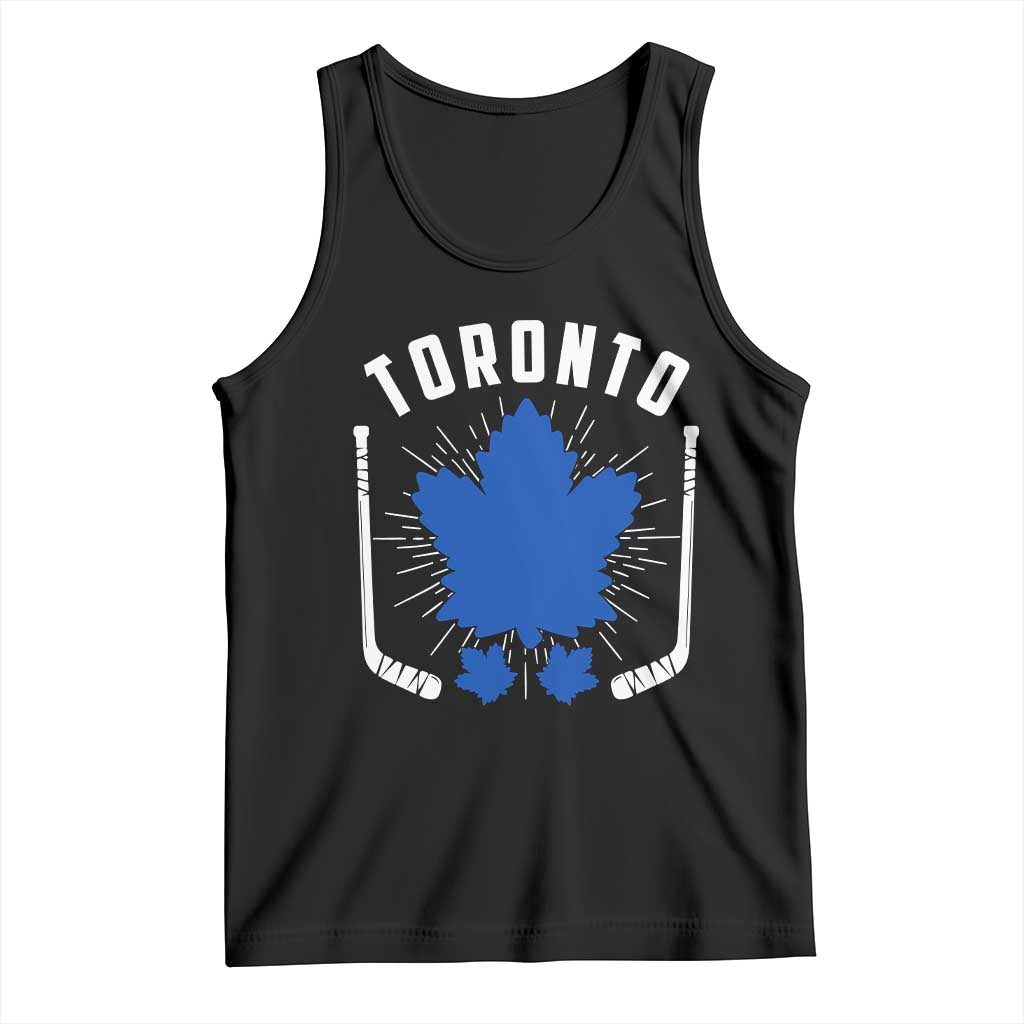 Toronto Ice Hockey Lover Tank Top Vintage Canada Gift TS12 Black Print Your Wear