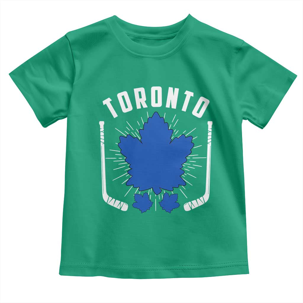 Toronto Ice Hockey Lover Toddler T Shirt Vintage Canada Gift TS12 Irish Green Print Your Wear