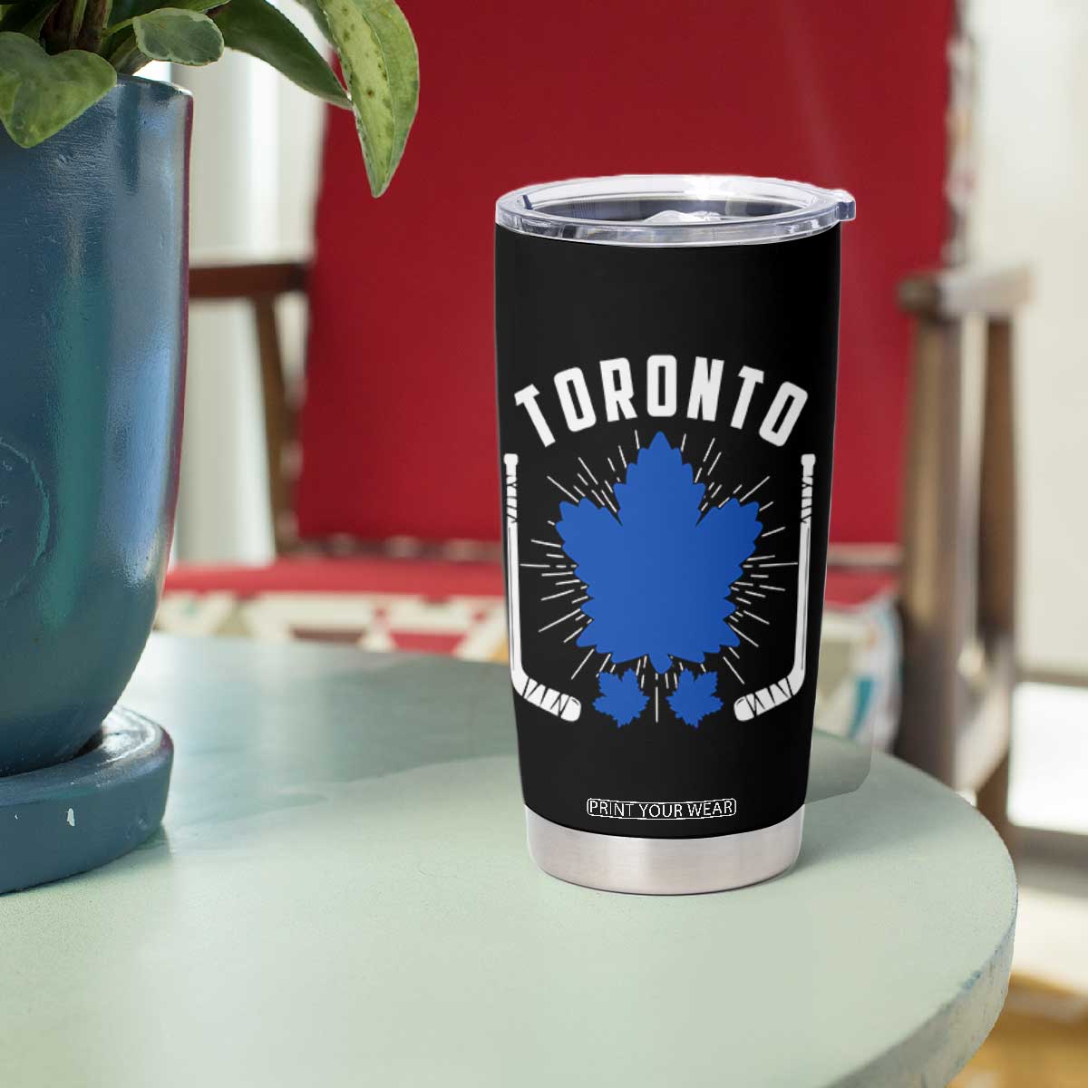 Toronto Ice Hockey Lover Tumbler Cup Vintage Canada Gift TS12 Print Your Wear
