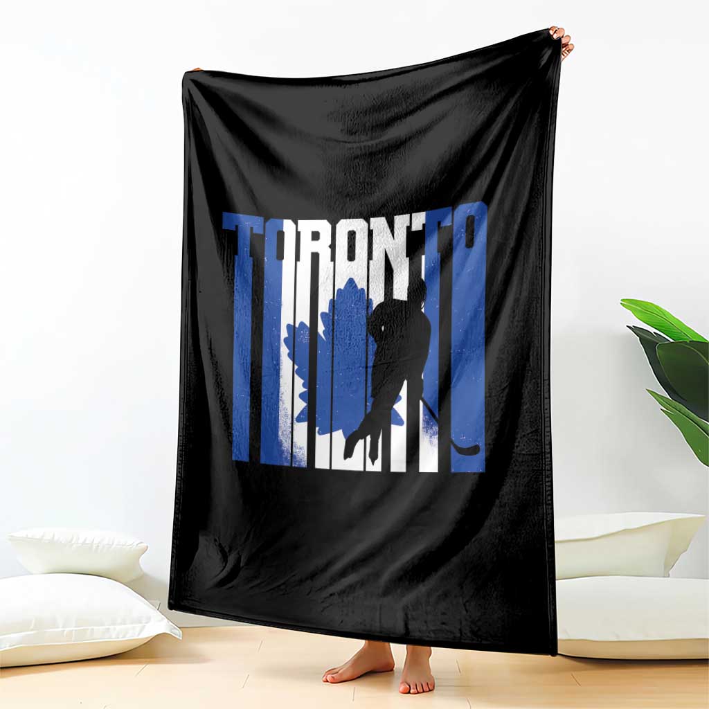 Ice Hockey Torontonian Player Throw Blanket Toronto Flag Gift TS12 Print Your Wear