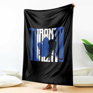 Ice Hockey Torontonian Player Throw Blanket Toronto Flag Gift TS12 Print Your Wear