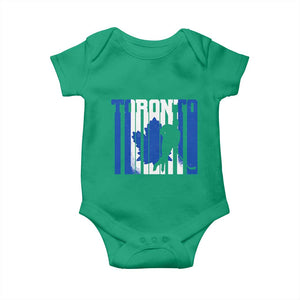 Ice Hockey Torontonian Player Baby Onesie Toronto Flag Gift TS12 Irish Green Print Your Wear