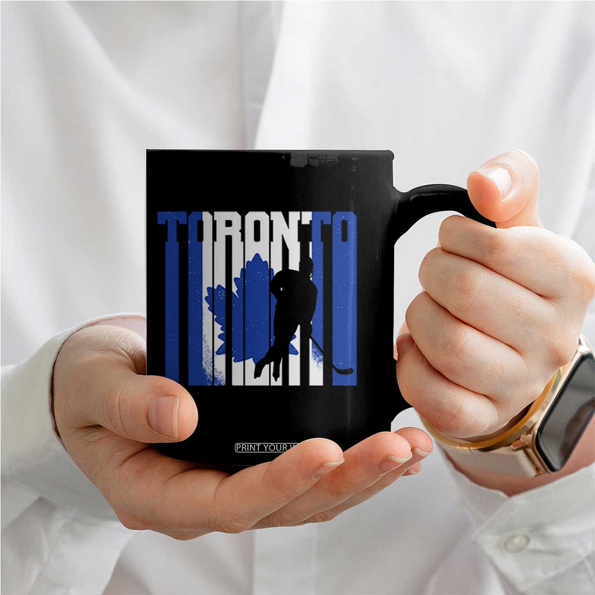 Ice Hockey Torontonian Player Coffee Mug Toronto Flag Gift TS12 Print Your Wear