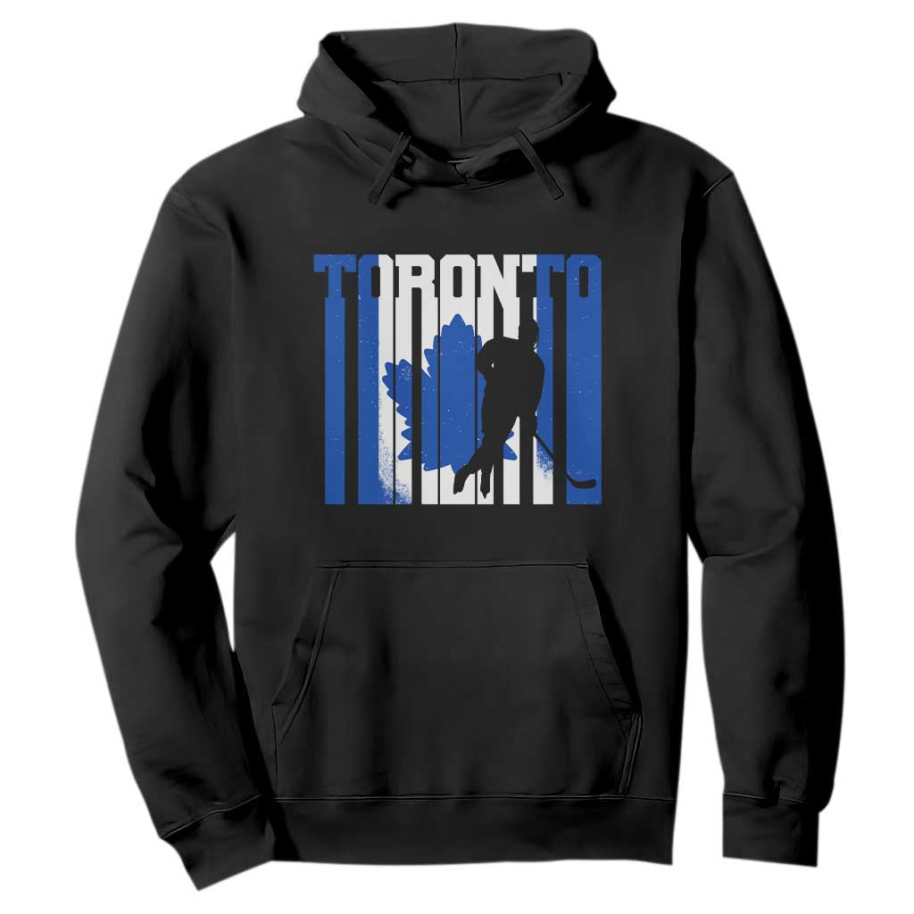 Ice Hockey Torontonian Player Hoodie Toronto Flag Gift TS12 Black Print Your Wear