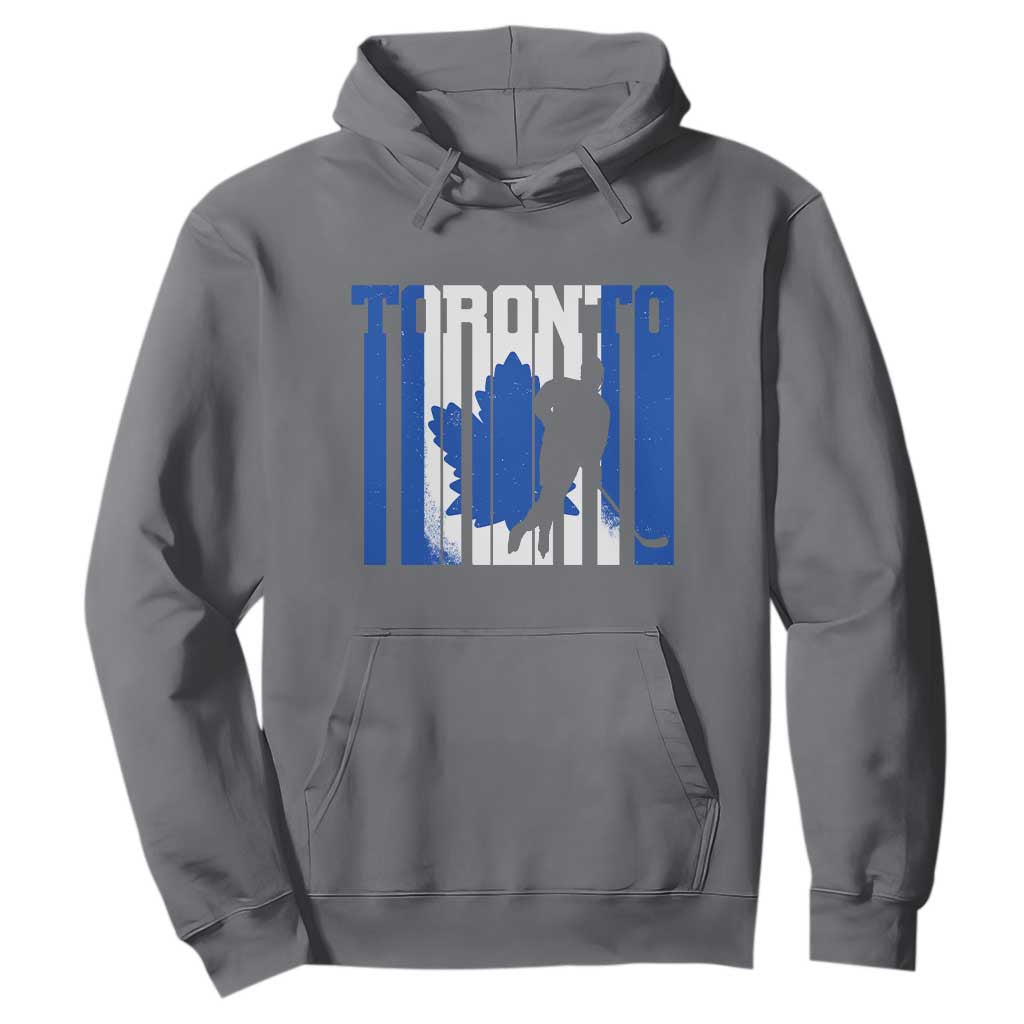 Ice Hockey Torontonian Player Hoodie Toronto Flag Gift TS12 Charcoal Print Your Wear