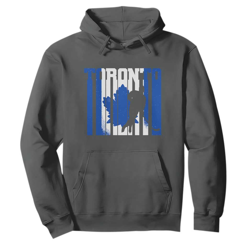 Ice Hockey Torontonian Player Hoodie Toronto Flag Gift TS12 Dark Heather Print Your Wear