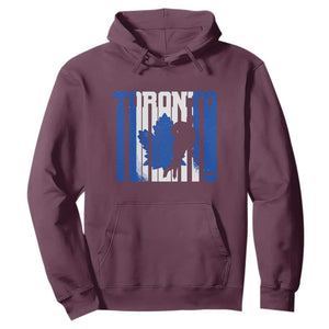 Ice Hockey Torontonian Player Hoodie Toronto Flag Gift TS12 Maroon Print Your Wear