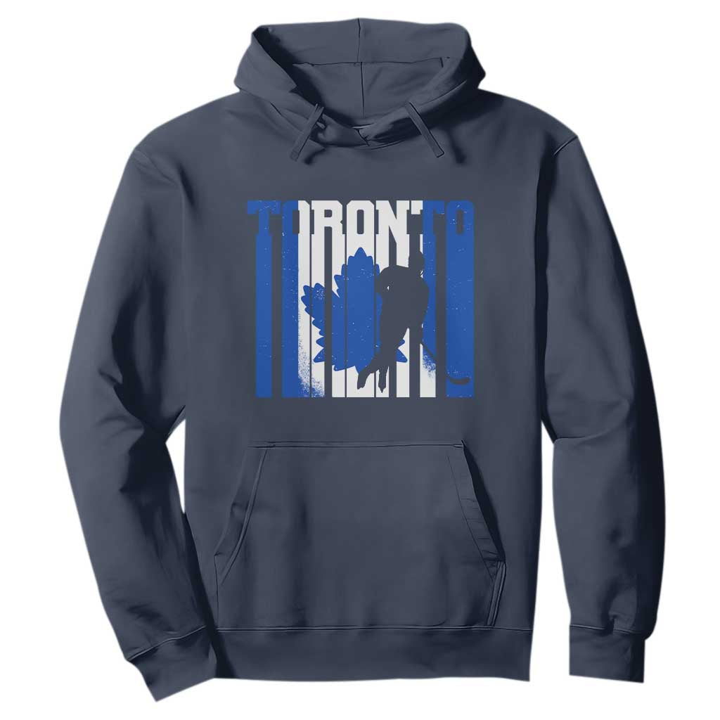 Ice Hockey Torontonian Player Hoodie Toronto Flag Gift TS12 Navy Print Your Wear