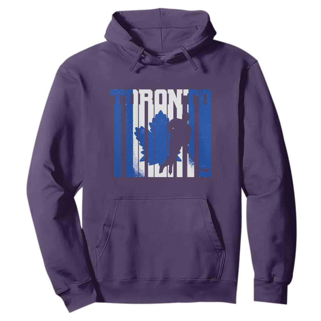 Ice Hockey Torontonian Player Hoodie Toronto Flag Gift TS12 Purple Print Your Wear