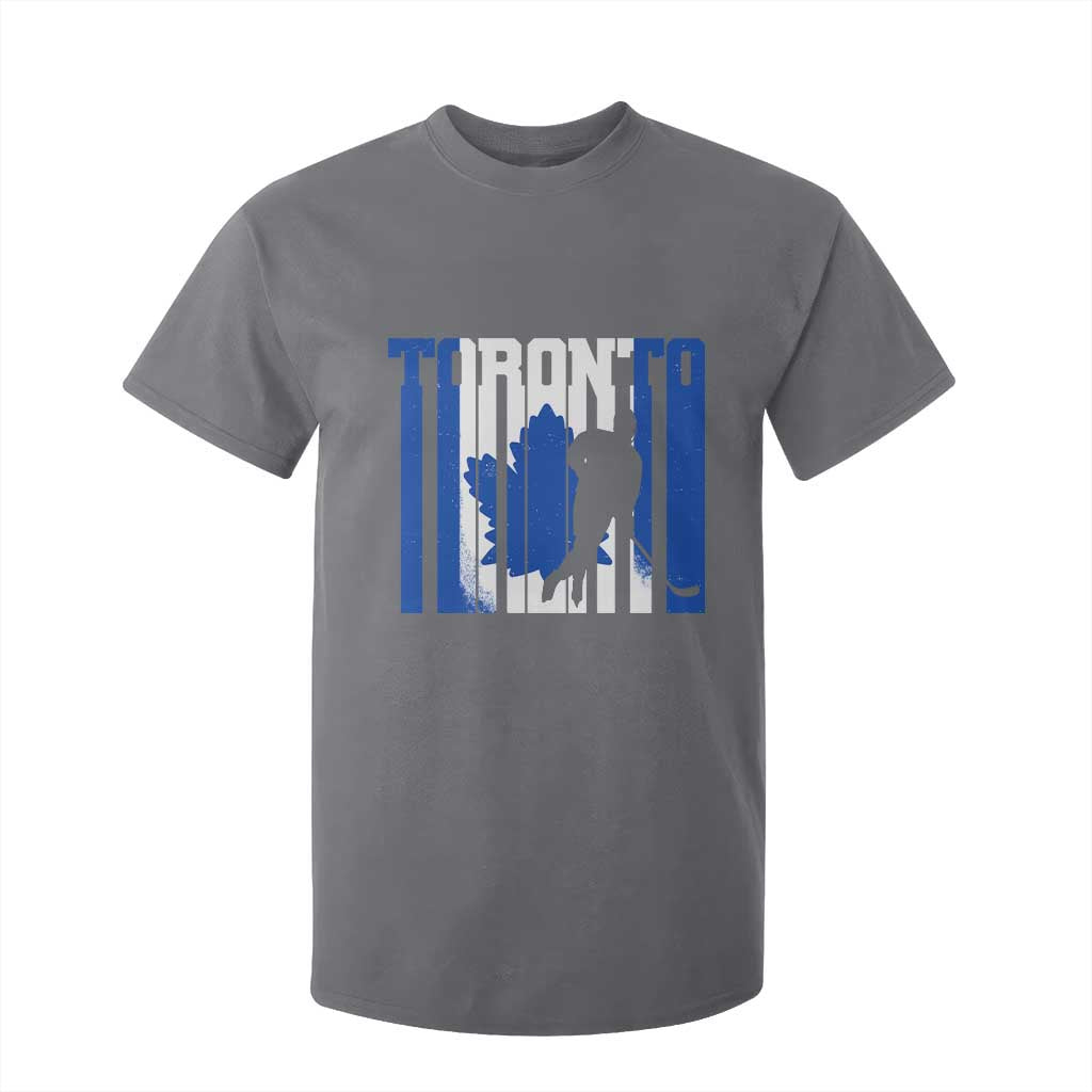 Ice Hockey Torontonian Player T Shirt For Kid Toronto Flag Gift TS12 Charcoal Print Your Wear