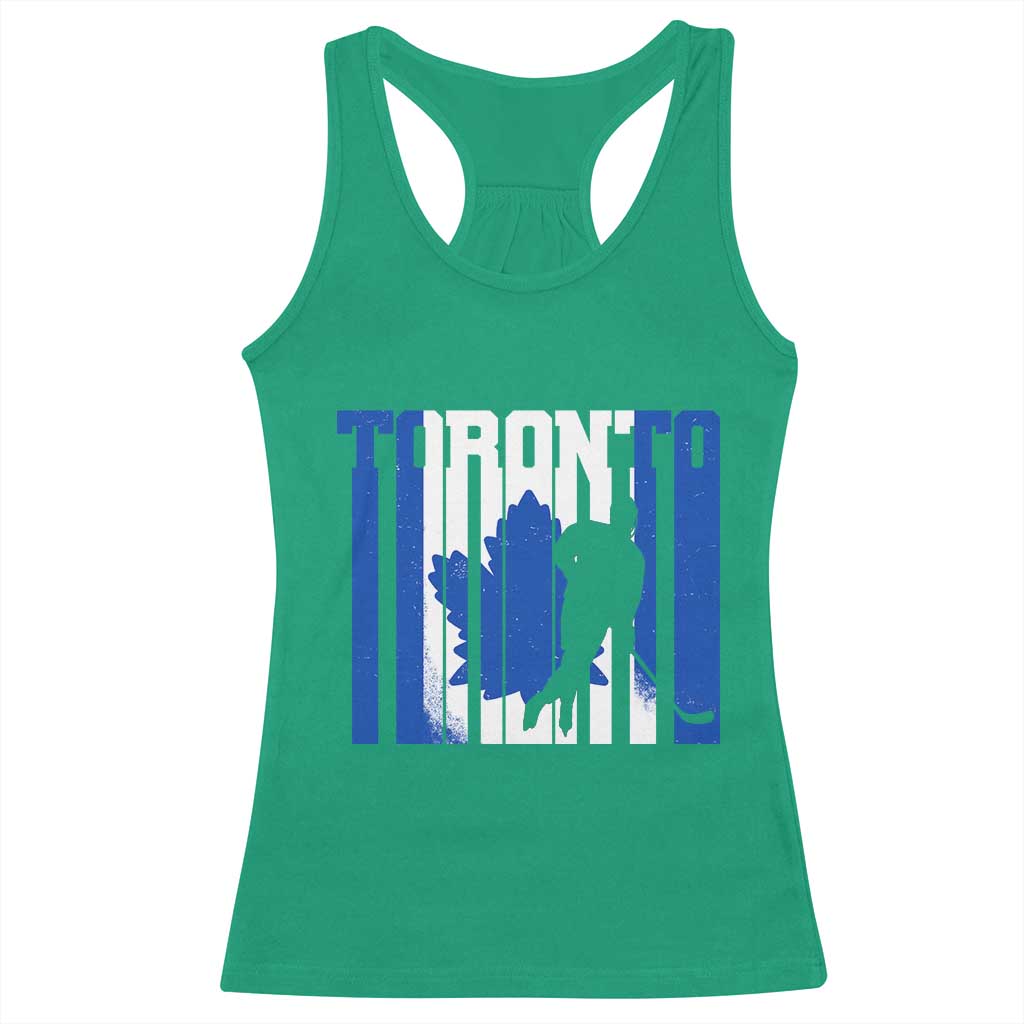 Ice Hockey Torontonian Player Racerback Tank Top Toronto Flag Gift TS12 Irish Green Print Your Wear