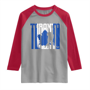 Ice Hockey Torontonian Player Raglan Shirt Toronto Flag Gift TS12 Sport Gray Red Print Your Wear