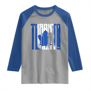 Ice Hockey Torontonian Player Raglan Shirt Toronto Flag Gift TS12 Sport Gray Royal Print Your Wear