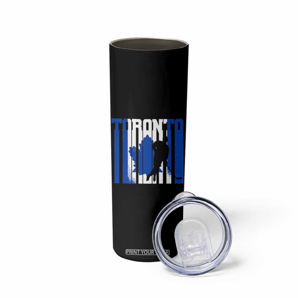 Ice Hockey Torontonian Player Skinny Tumbler Toronto Flag Gift TS12 Print Your Wear