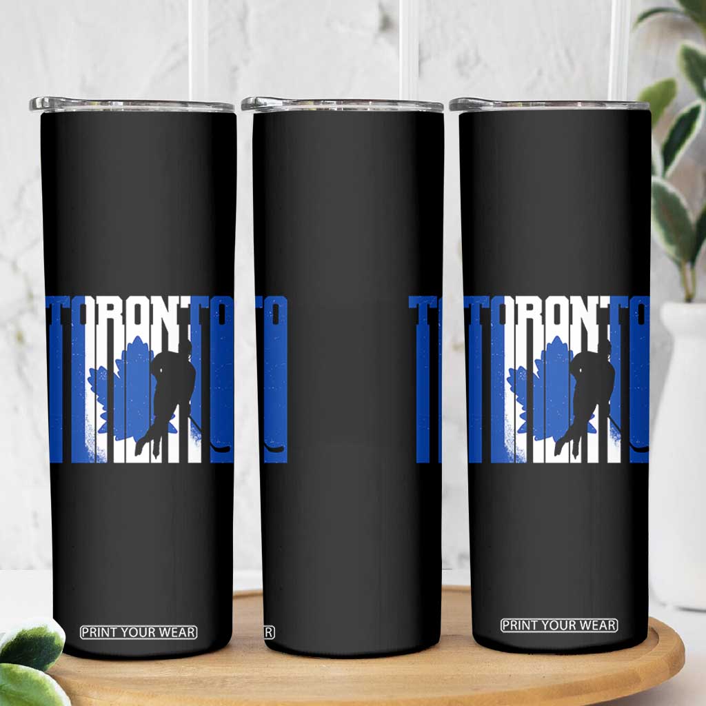 Ice Hockey Torontonian Player Skinny Tumbler Toronto Flag Gift TS12 Print Your Wear