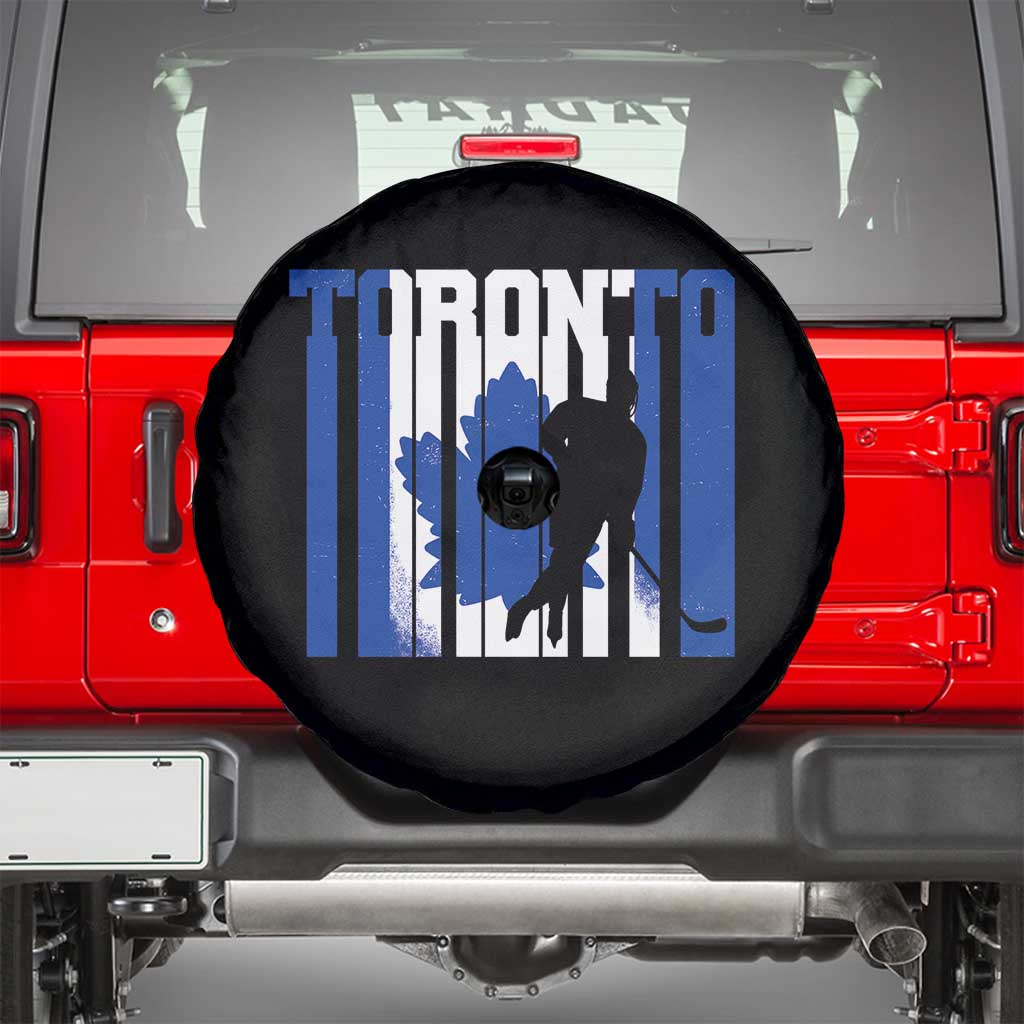 Ice Hockey Torontonian Player Spare Tire Cover Toronto Flag Gift TS12 Black Print Your Wear