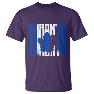 Ice Hockey Torontonian Player T Shirt Toronto Flag Gift TS12 Purple Print Your Wear