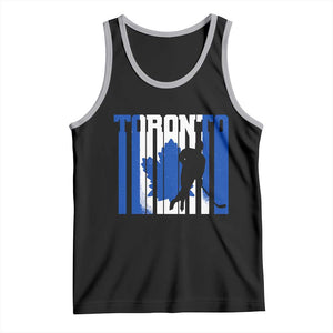 Ice Hockey Torontonian Player Tank Top Toronto Flag Gift TS12 Black Athletic Heather Print Your Wear