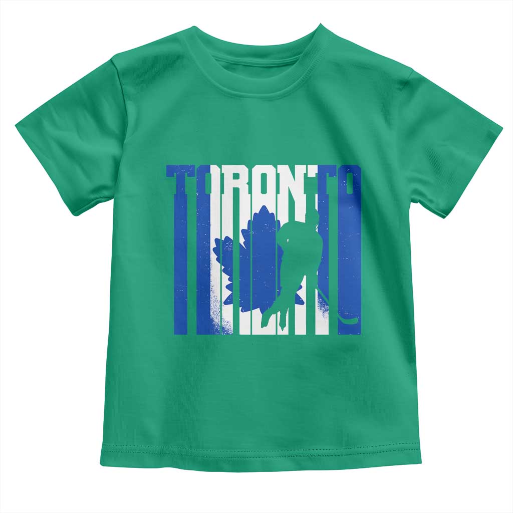 Ice Hockey Torontonian Player Toddler T Shirt Toronto Flag Gift TS12 Irish Green Print Your Wear