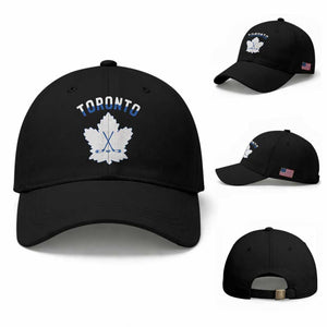Toronto Ice Hockey Lover Baseball Cap Gift For Torontonian TS12 Baseball Cap Universal Fit Black Print Your Wear