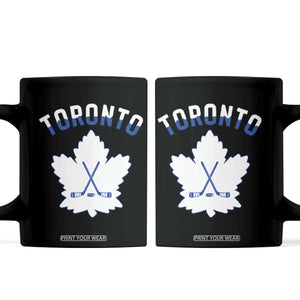 Toronto Ice Hockey Lover Coffee Mug Gift For Torontonian TS12 Black Print Your Wear