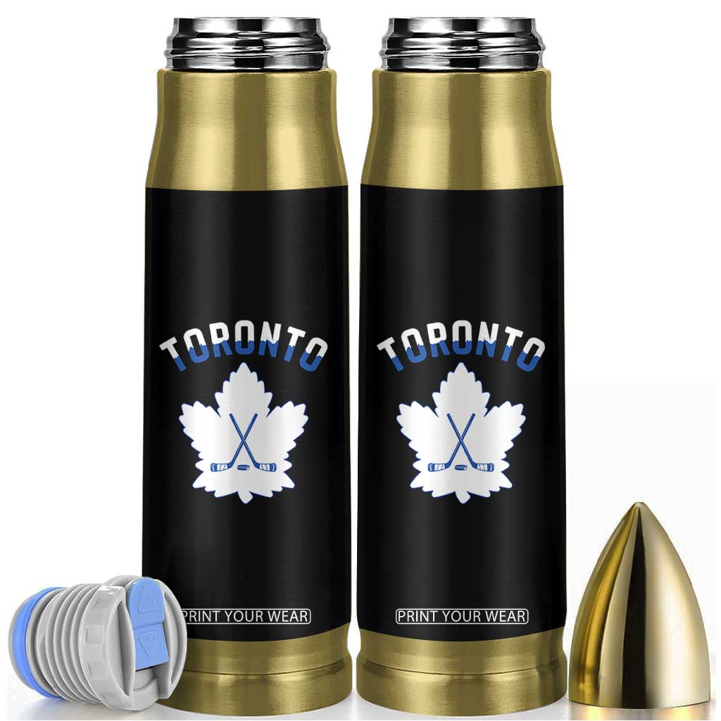 Toronto Ice Hockey Lover Bullet Tumbler Gift For Torontonian TS12 Black Print Your Wear