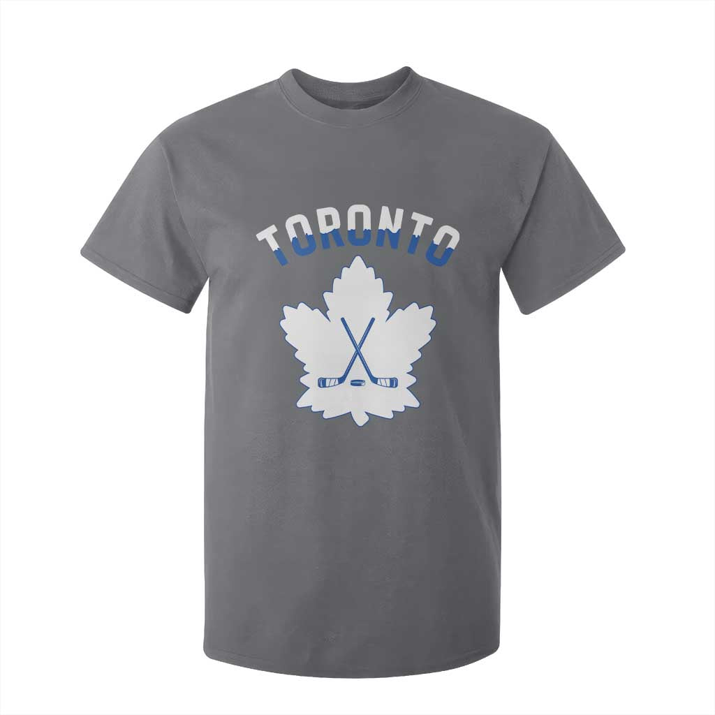 Toronto Ice Hockey Lover T Shirt For Kid Gift For Torontonian TS12 Charcoal Print Your Wear