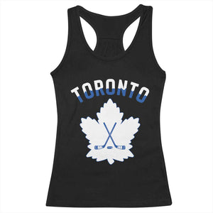 Toronto Ice Hockey Lover Racerback Tank Top Gift For Torontonian TS12 Black Print Your Wear