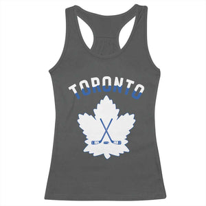 Toronto Ice Hockey Lover Racerback Tank Top Gift For Torontonian TS12 Dark Heather Print Your Wear