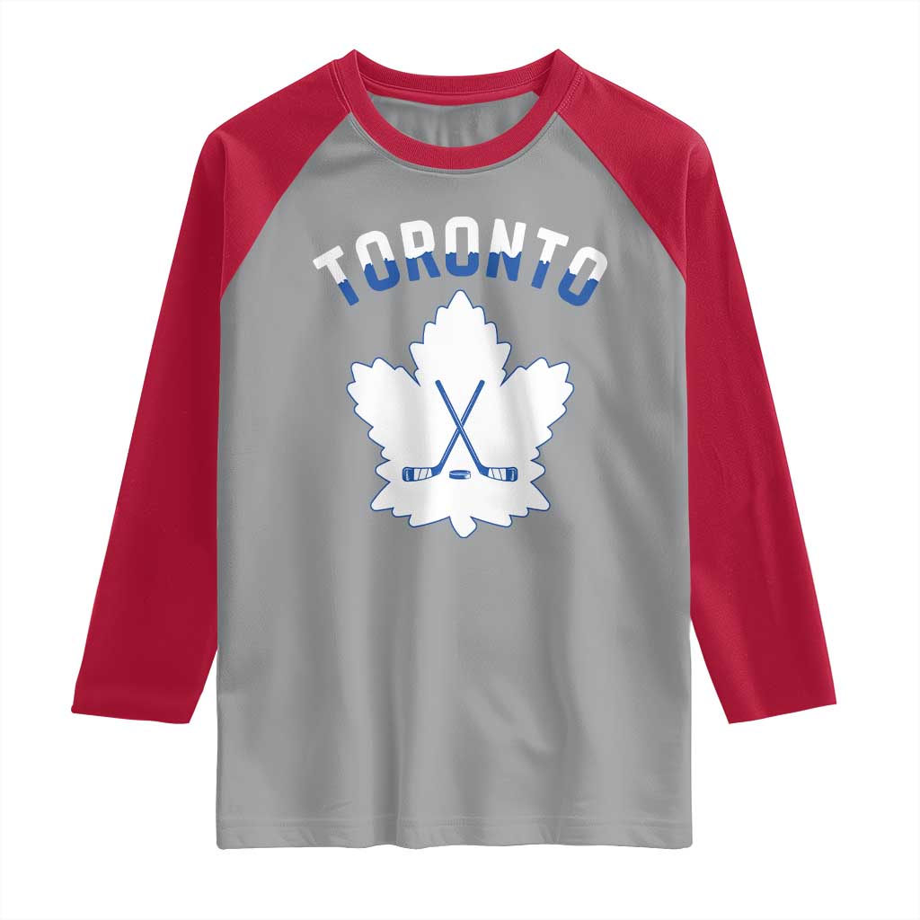 Toronto Ice Hockey Lover Raglan Shirt Gift For Torontonian TS12 Sport Gray Red Print Your Wear