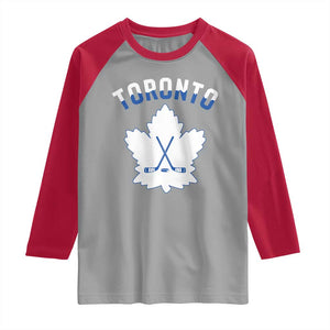Toronto Ice Hockey Lover Raglan Shirt Gift For Torontonian TS12 Sport Gray Red Print Your Wear