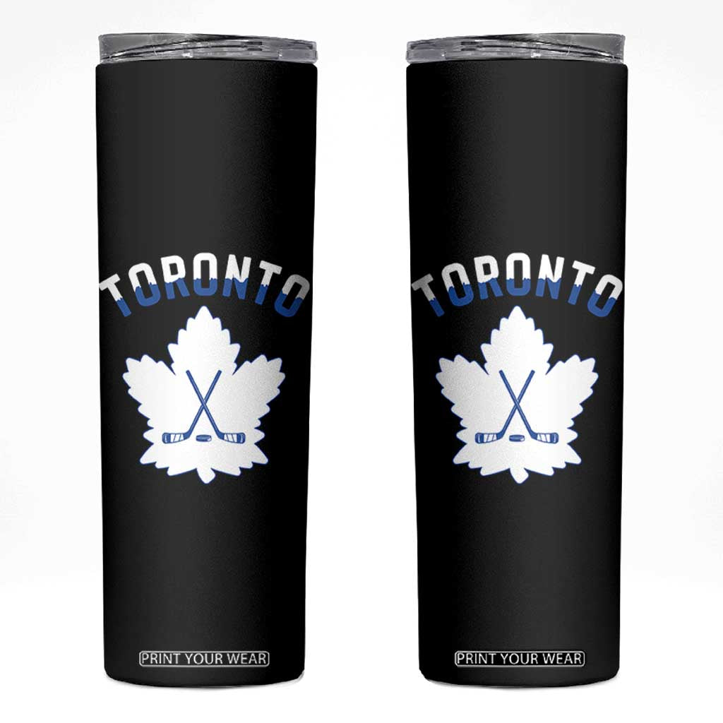 Toronto Ice Hockey Lover Skinny Tumbler Gift For Torontonian TS12 Black Print Your Wear