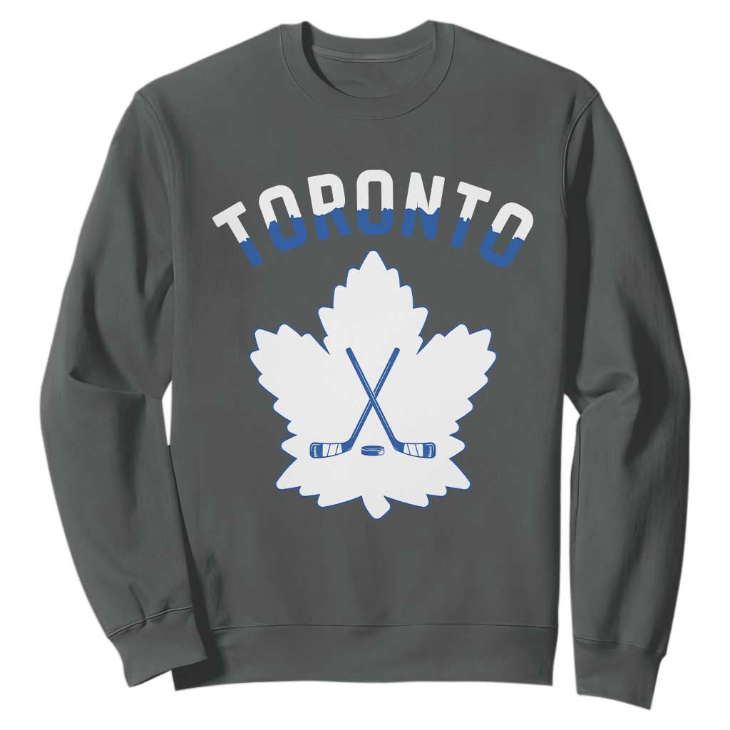 Toronto Ice Hockey Lover Sweatshirt Gift For Torontonian TS12 Dark Heather Print Your Wear