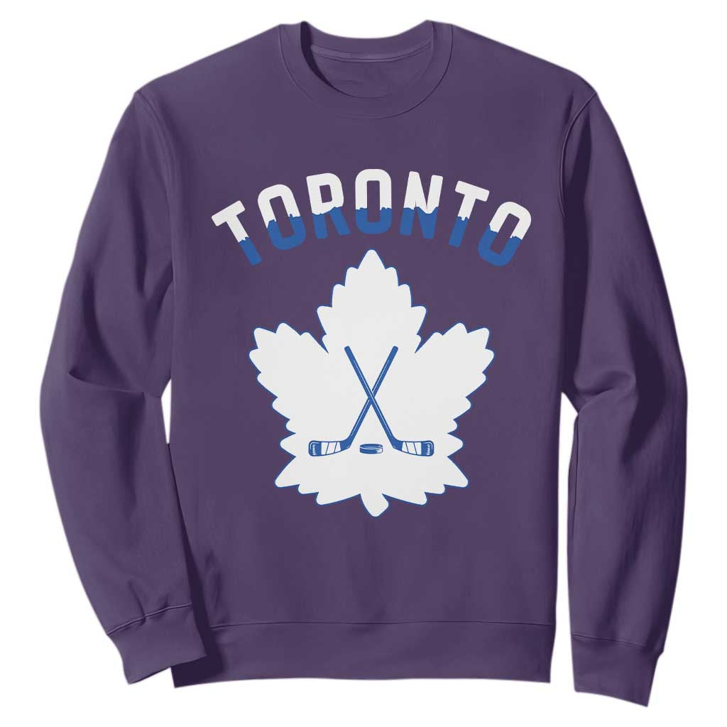 Toronto Ice Hockey Lover Sweatshirt Gift For Torontonian TS12 Purple Print Your Wear