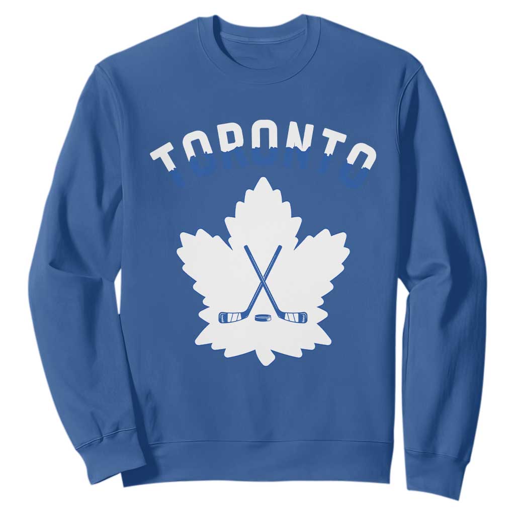 Toronto Ice Hockey Lover Sweatshirt Gift For Torontonian TS12 Royal Blue Print Your Wear