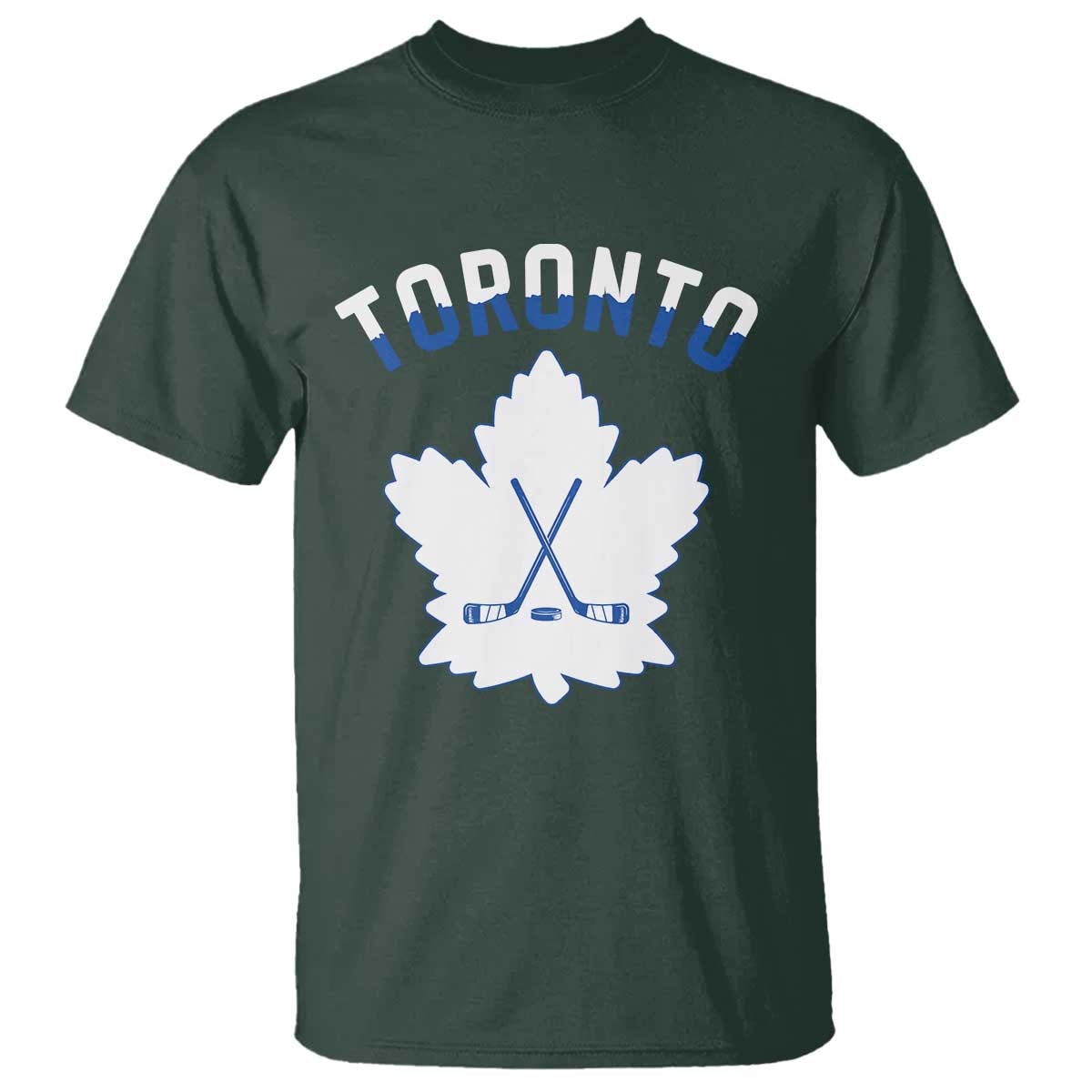 Toronto Ice Hockey Lover T Shirt Gift For Torontonian TS12 Dark Forest Green Print Your Wear
